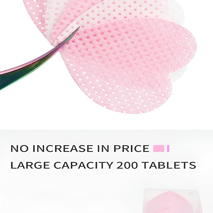 Heart Shaped Makeup Remover Pads – 200 Pcs Soft Lint-Free Cotton Cleansing Wipes with Storage Box, Pink Reusable Cosmetic Face Sponge Pads for Skincare Toner Application, Eyelash & Makeup Removal