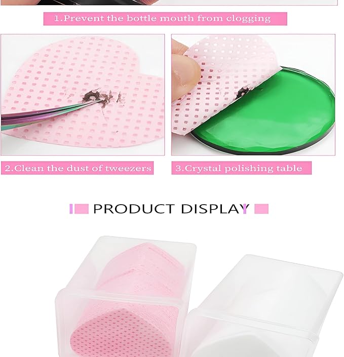 Heart Shaped Makeup Remover Pads – 200 Pcs Soft Lint-Free Cotton Cleansing Wipes with Storage Box, Pink Reusable Cosmetic Face Sponge Pads for Skincare Toner Application, Eyelash & Makeup Removal